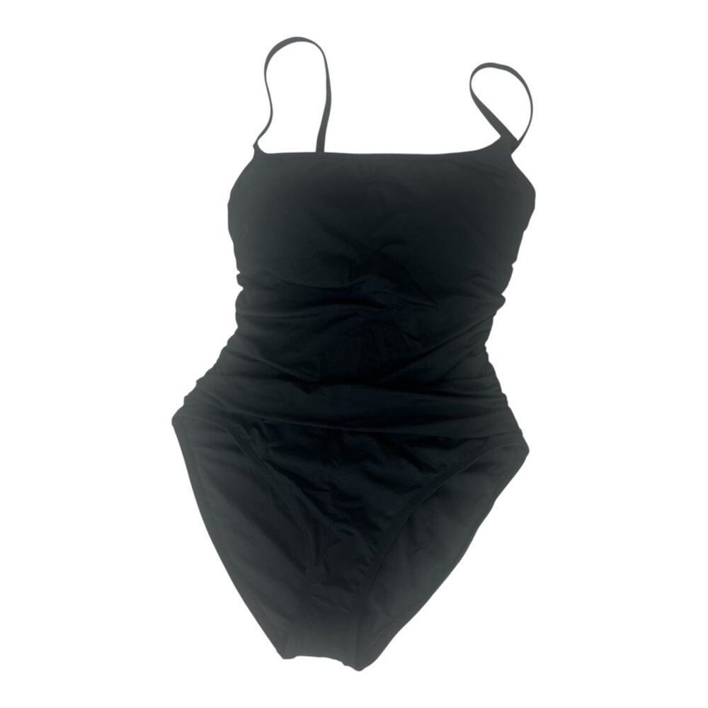 La Blanca Women Swing Bathing Suit Sz 10 Black NWT Island Goddess